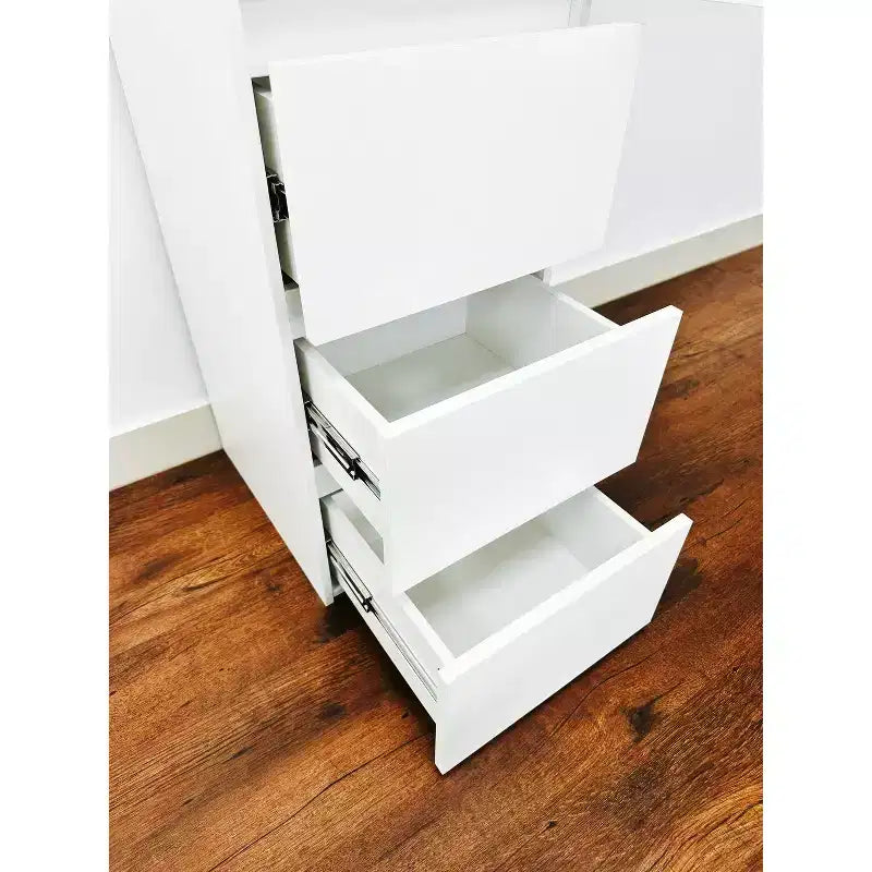 70.9 in.H x 17.72 in.W White Wood Composite Closet System for Universal Storage with Storage Bins