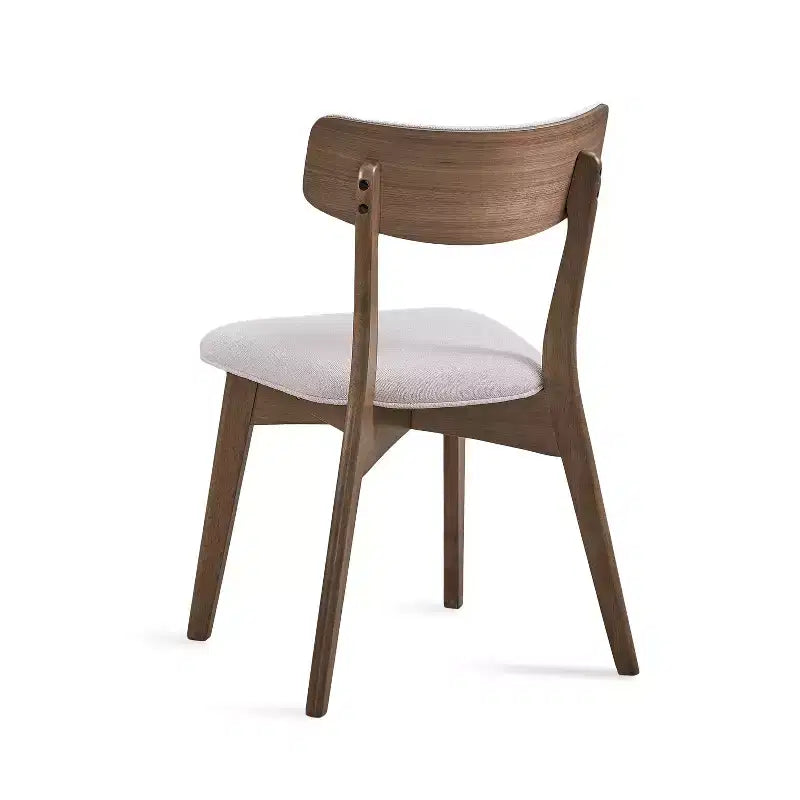 Leora Mid-Century Modern Wood Fabric Upholstered 5 Piece Dining Set