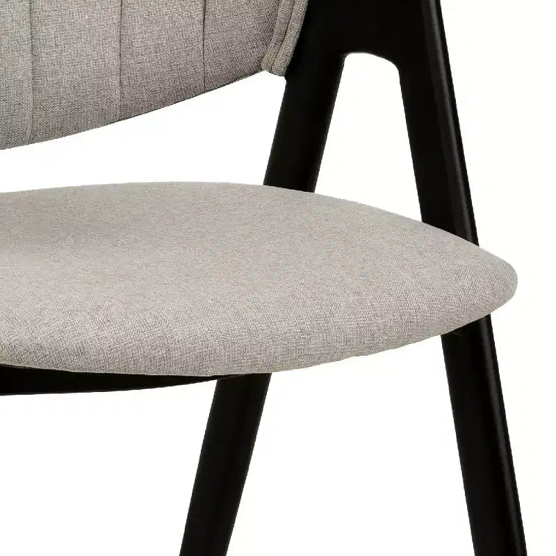 Savor Modern Dining Chair  Upholstered Side Chairs with Curved Back and Iron Frame Mid-Century Kitchen & Dining Room Chairs Set of 2