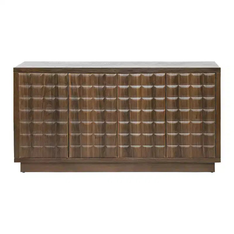 Viviana 58.6'' Modern Storage Cabinet with 4 Doors and Adjustable Shelves