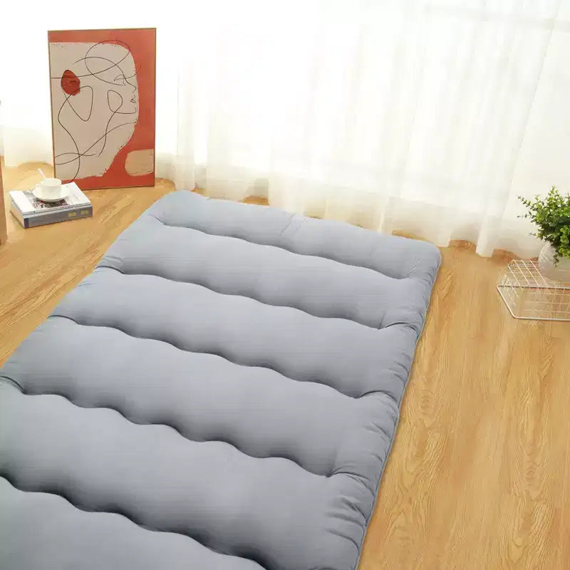 Japanese Floor Futon Mattress  Thick Tatami Sleeping Pad, Portable Roll-Up Bed for Home & Camping