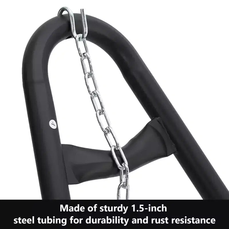 Heavy-Duty Portable Hammock Stand - 550lb Capacity, Fits 9.5-14ft Hammocks, Steel Frame for Indoor/Outdoor, Black