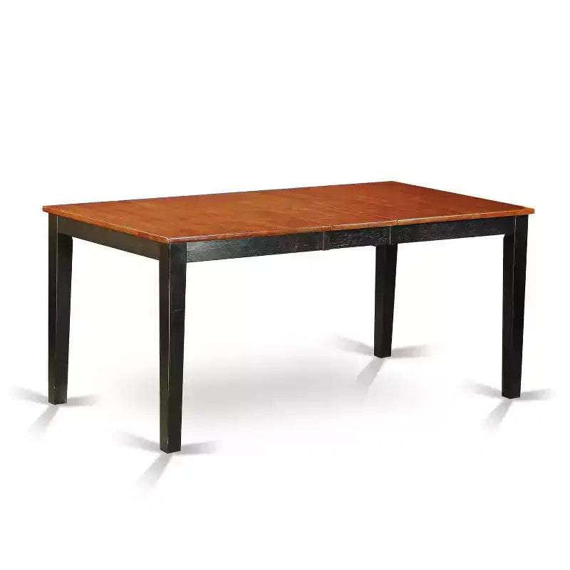 Dining Set 5-Piece Rectangle Table & Chairs - 54/66 Inch Extendable Table