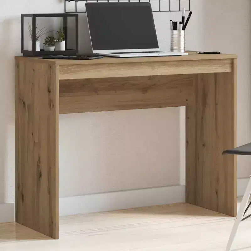 Desk Sonoma Oak Engineered Wood Small Minimalist Desk