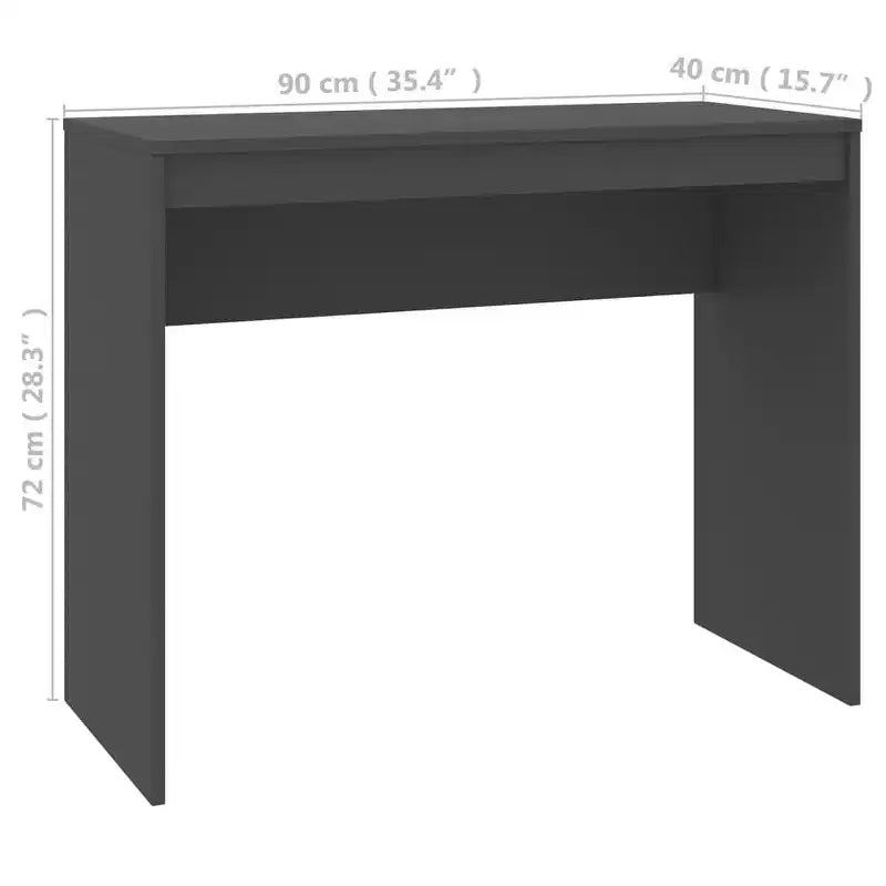 Desk Sonoma Oak Engineered Wood Small Minimalist Desk