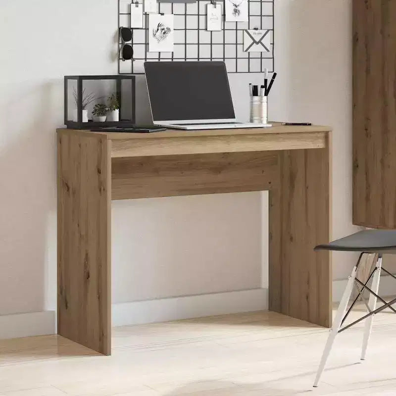Desk Sonoma Oak Engineered Wood Small Minimalist Desk