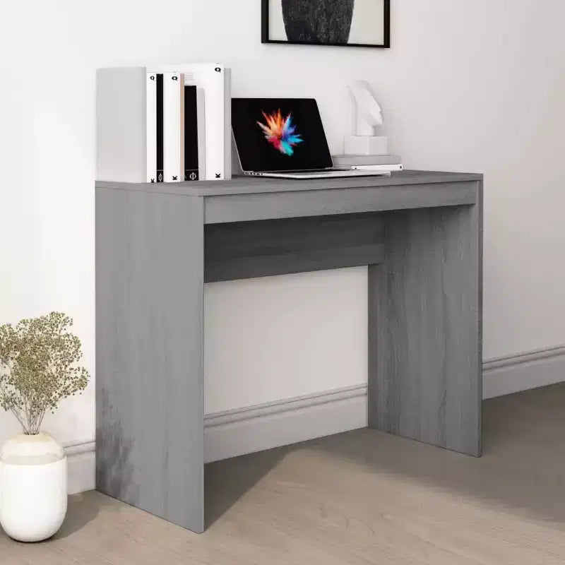 Desk Sonoma Oak Engineered Wood Small Minimalist Desk