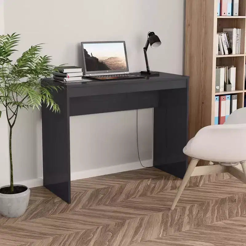 Desk Sonoma Oak Engineered Wood Small Minimalist Desk