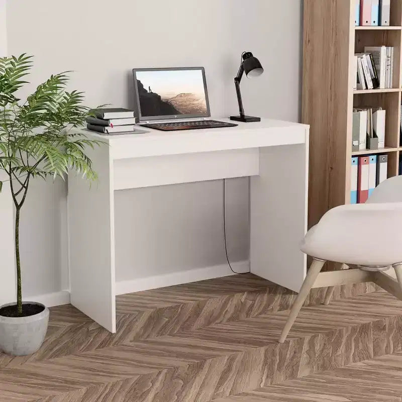 Desk Sonoma Oak Engineered Wood Small Minimalist Desk