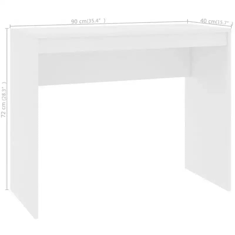 Desk Sonoma Oak Engineered Wood Small Minimalist Desk