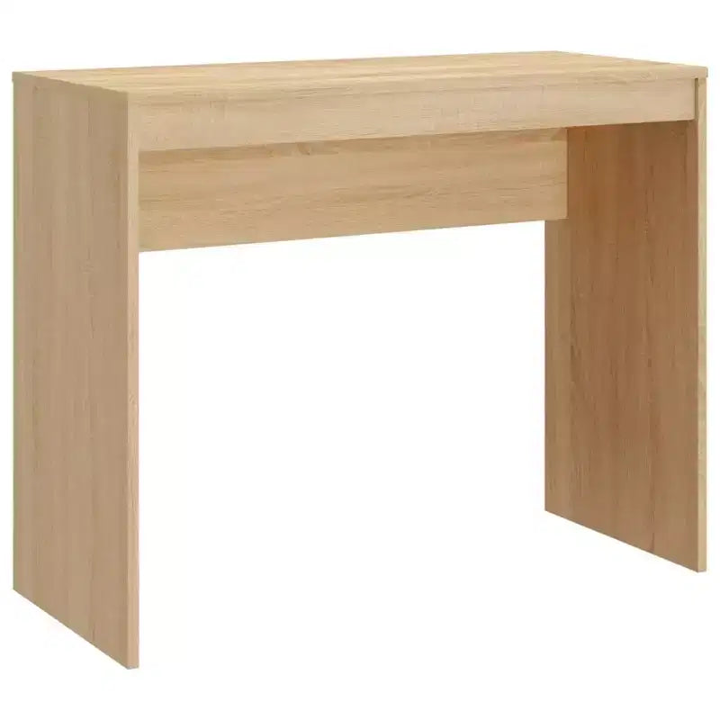 Desk Sonoma Oak Engineered Wood Small Minimalist Desk