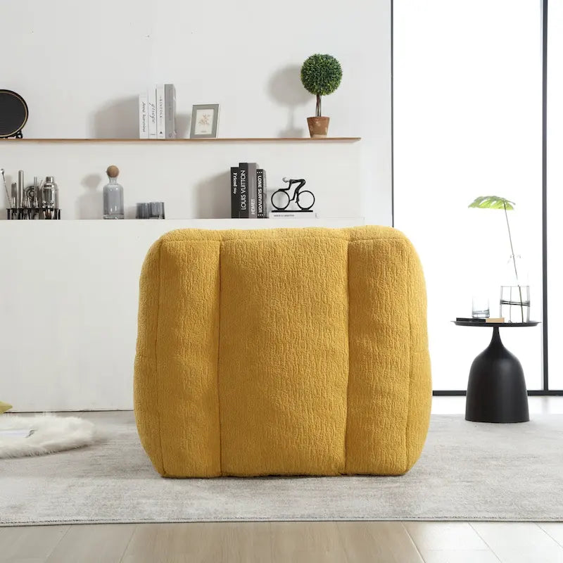 Fauteuil poire en velours, une place, plusieurs coloris