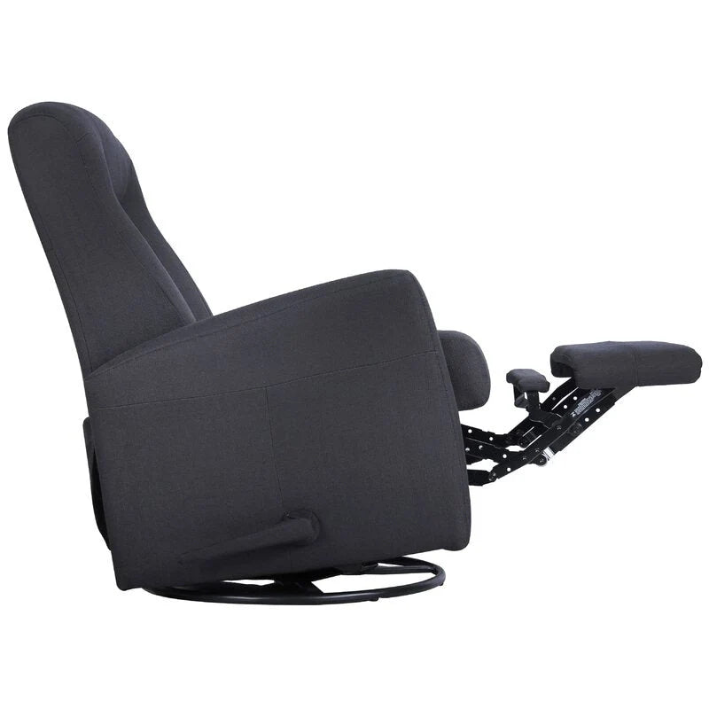 Fauteuil inclinable gris pivotant et à bascule, 1 place