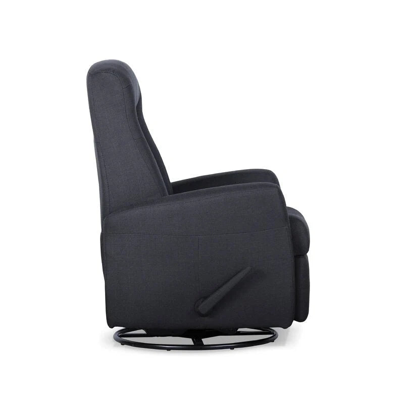 Fauteuil inclinable gris pivotant et à bascule, 1 place