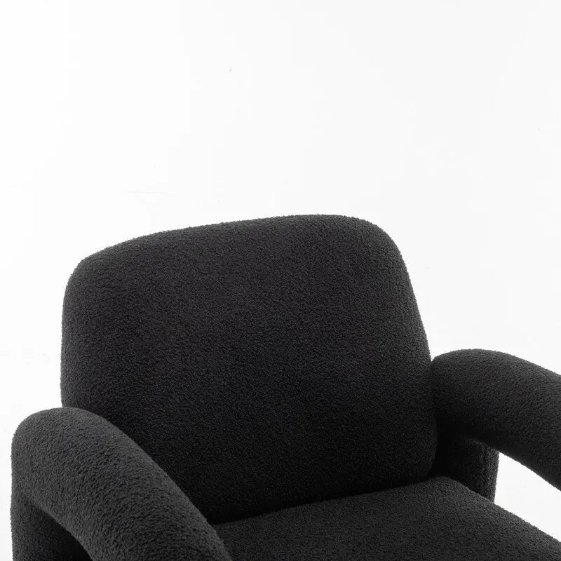 Fauteuil d'appoint en tissu Teddy, une place – Gris / Orange / Noir / Bleu marine / Blanc
