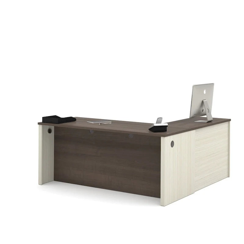 Bureau d'angle pour 1, plusieurs options de couleurs