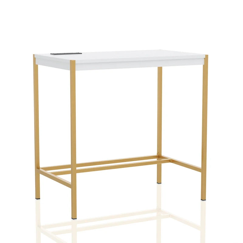 Bureau informatique moderne en acier avec port USB – Simple, 5 couleurs