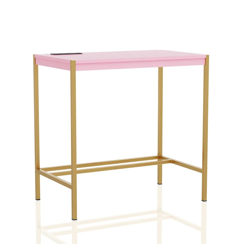 Bureau informatique moderne en acier avec port USB – Simple, 5 couleurs