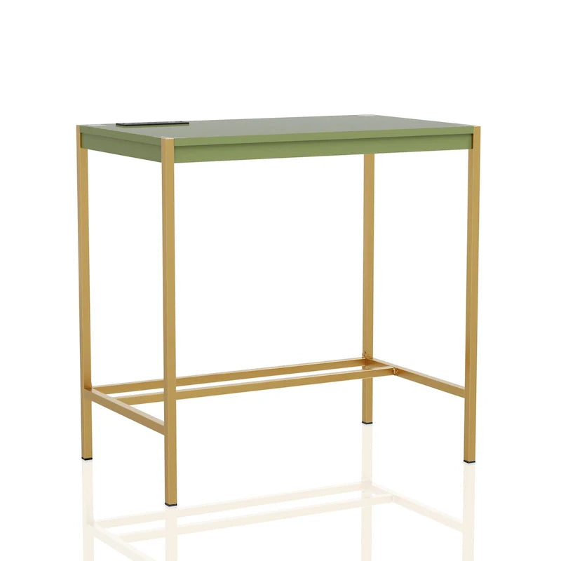 Bureau informatique moderne en acier avec port USB – Simple, 5 couleurs