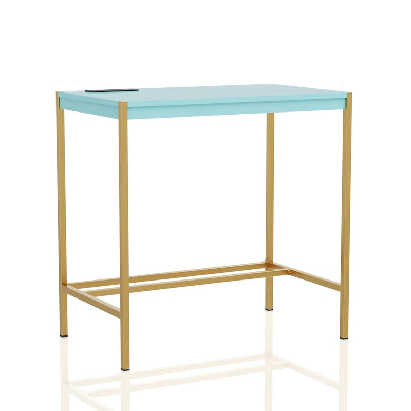 Bureau informatique moderne en acier avec port USB – Simple, 5 couleurs