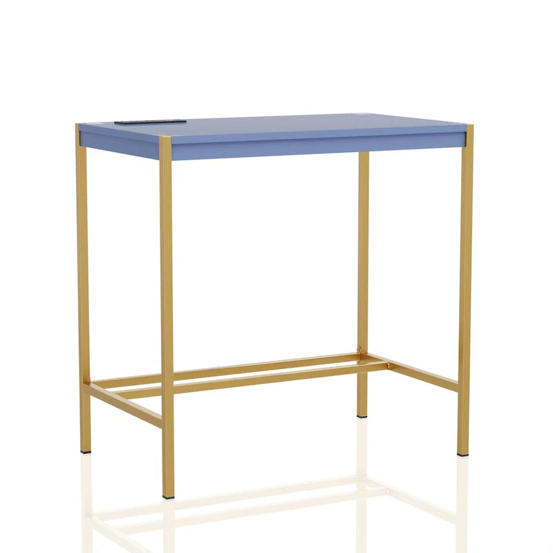 Bureau informatique moderne en acier avec port USB – Simple, 5 couleurs