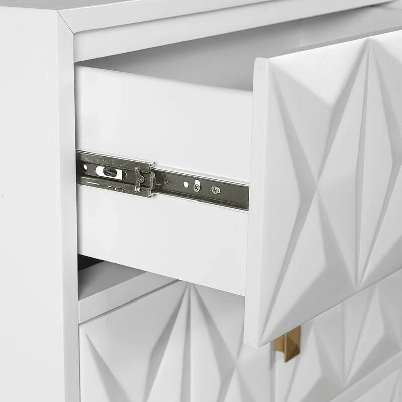 Carson Carrington Geo Wood Nightstand