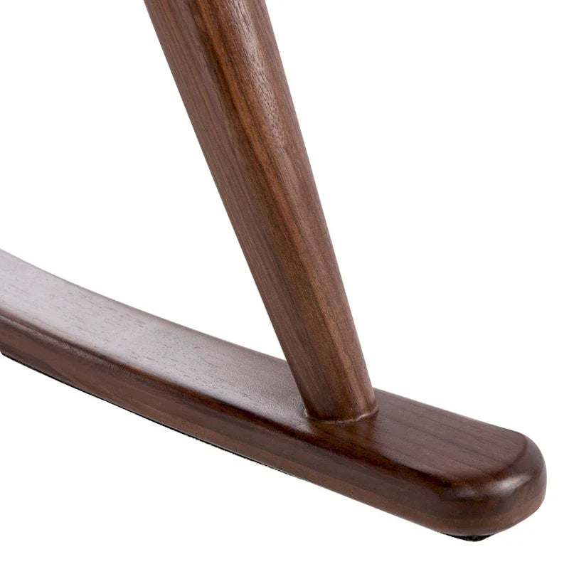 Fauteuil à bascule du milieu du siècle, Gris clair / Avoine / Bleu marine, Lin, 1 place