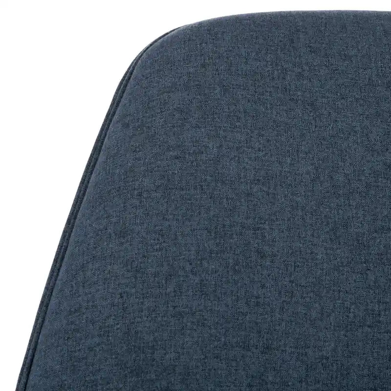 Fauteuil à bascule du milieu du siècle, Gris clair / Avoine / Bleu marine, Lin, 1 place