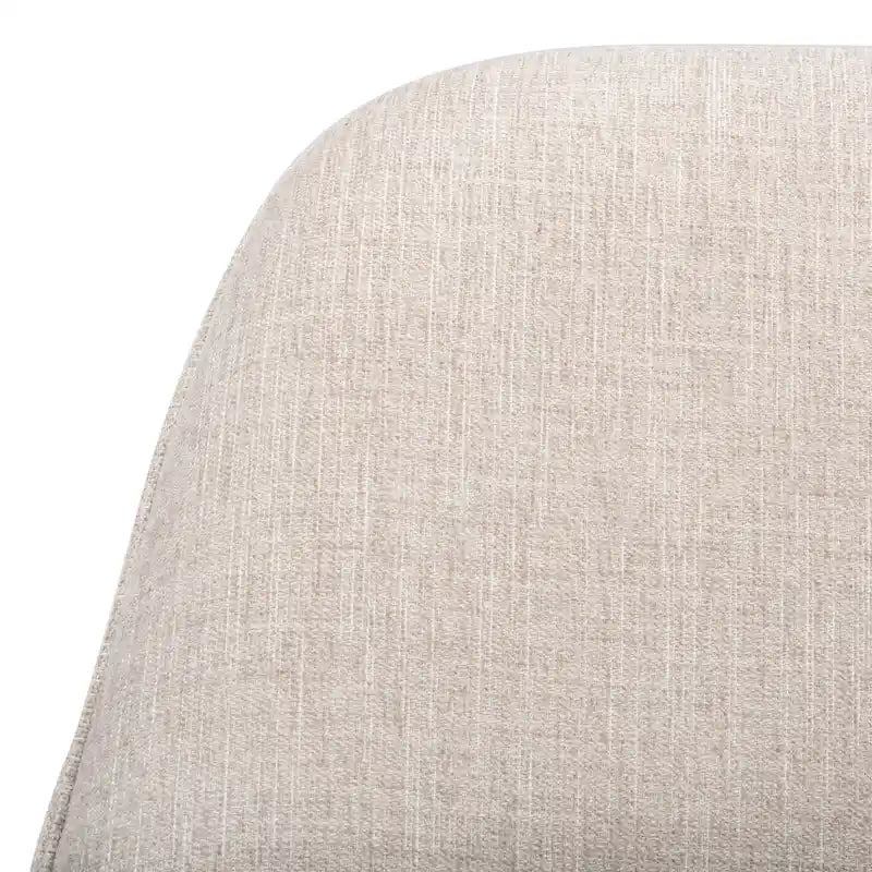 Fauteuil à bascule du milieu du siècle, Gris clair / Avoine / Bleu marine, Lin, 1 place