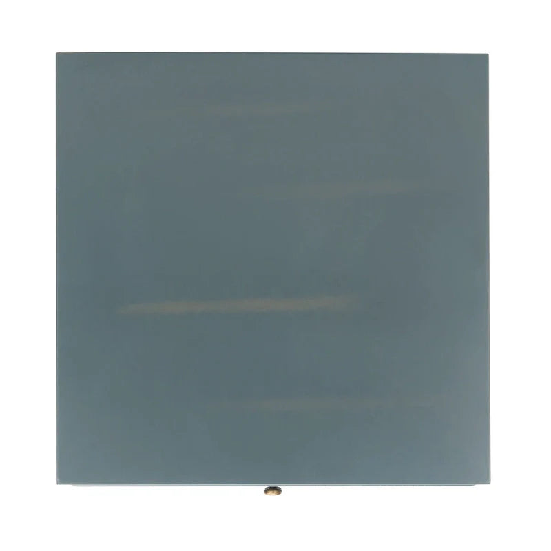 Table de chevet à 2 tiroirs Teal Foncé / Gris Cendré, 56 cm (L) x 56 cm (P) x 66 cm (H), Unité