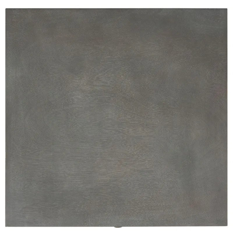 Table de chevet à 2 tiroirs Teal Foncé / Gris Cendré, 56 cm (L) x 56 cm (P) x 66 cm (H), Unité